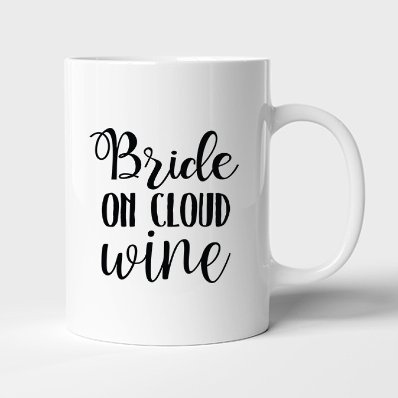 Bride on Cloud Wine Bögre