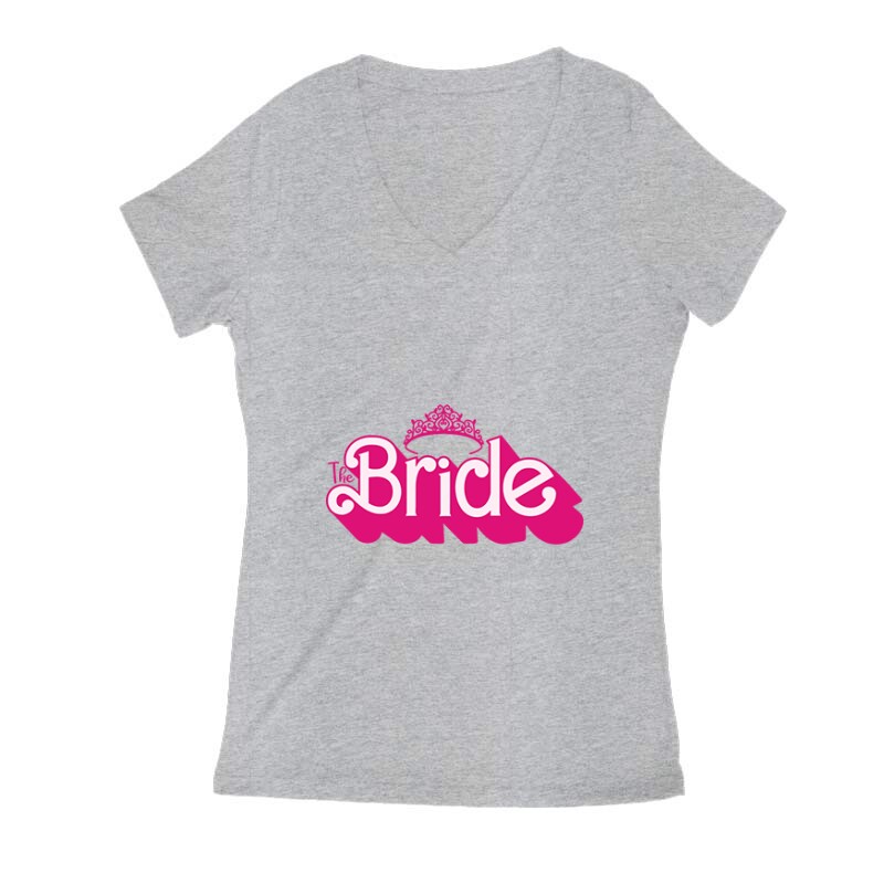 Barbie Bride Női V Kivágott póló