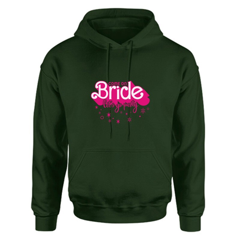Barbie Bride csapat Unisex Kapucnis Pulcsi