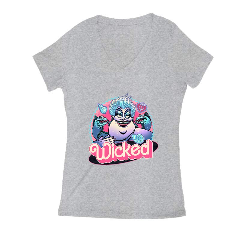 Wicked Női V Kivágott póló