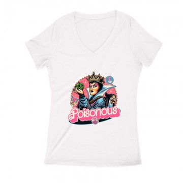Poisonous Női V Kivágott póló