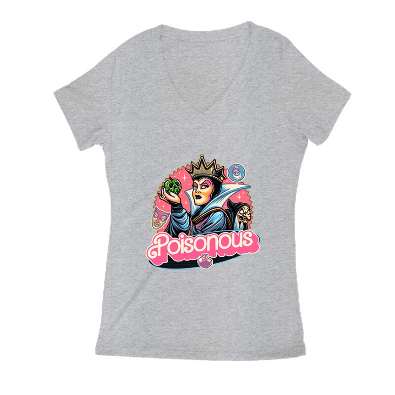 Poisonous Női V Kivágott póló
