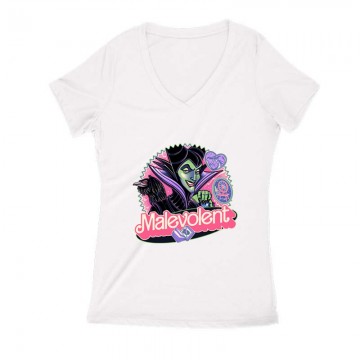 Malevolent Női V Kivágott póló