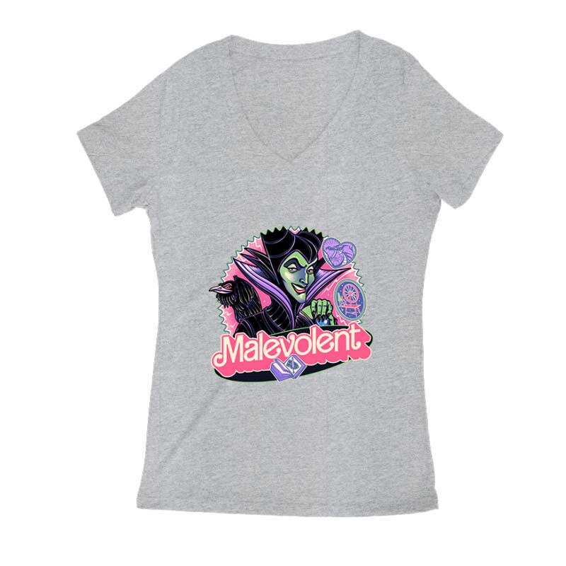 Malevolent Női V Kivágott póló