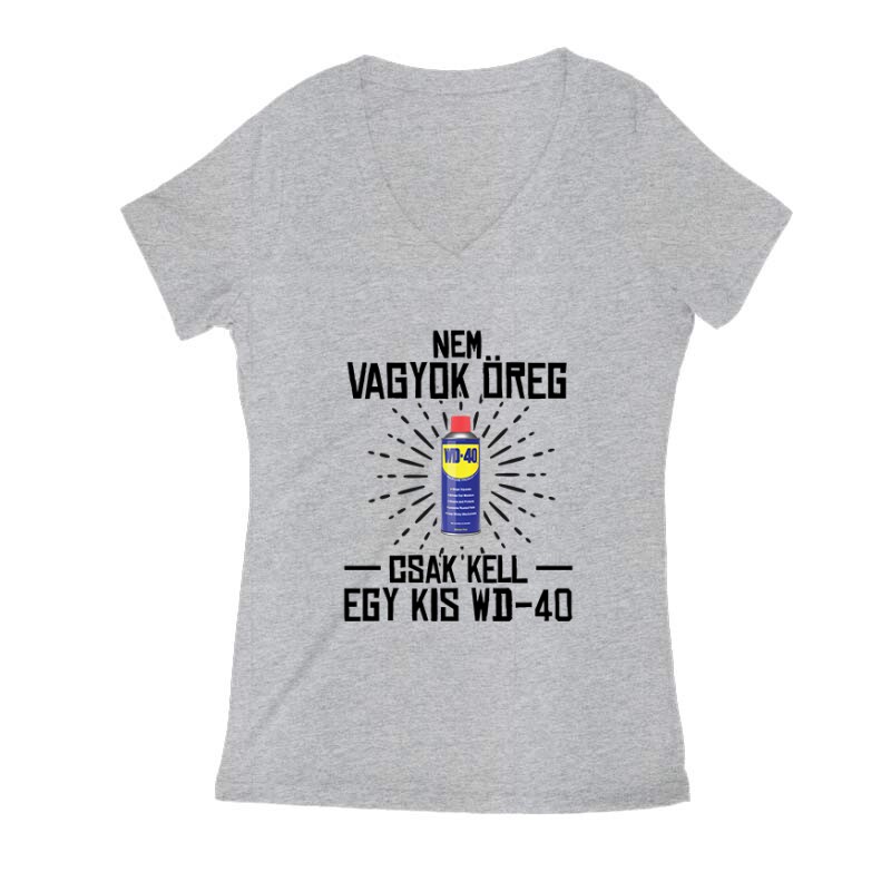 Kell egy kis WD 40 Női V Kivágott póló