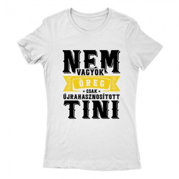 Újrahasznosított Tini Női Póló