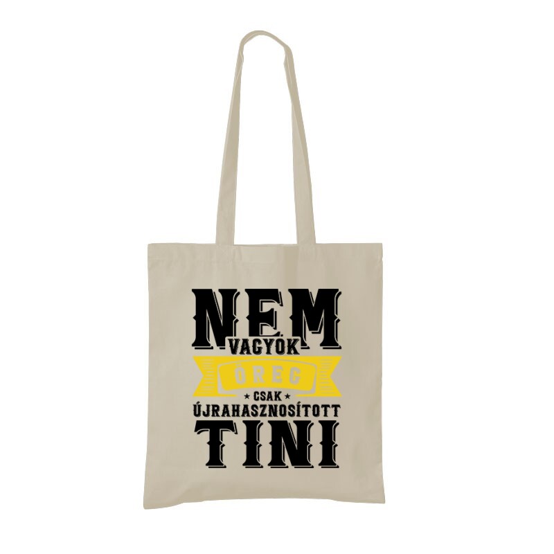 Újrahasznosított Tini Bevásárló Táska