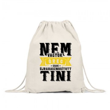 Újrahasznosított Tini Hátizsák