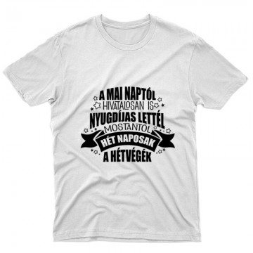 Hivatalosan is nyugdíjas...