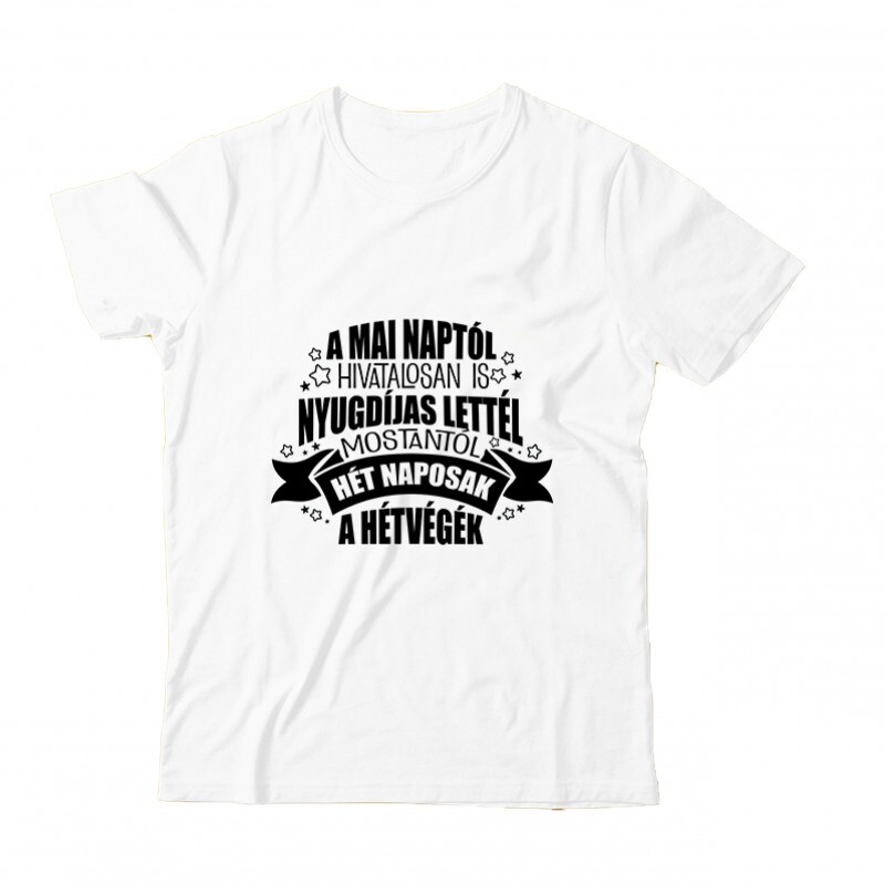 Hivatalosan is nyugdíjas Gyermek Póló