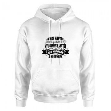 Hivatalosan is nyugdíjas...