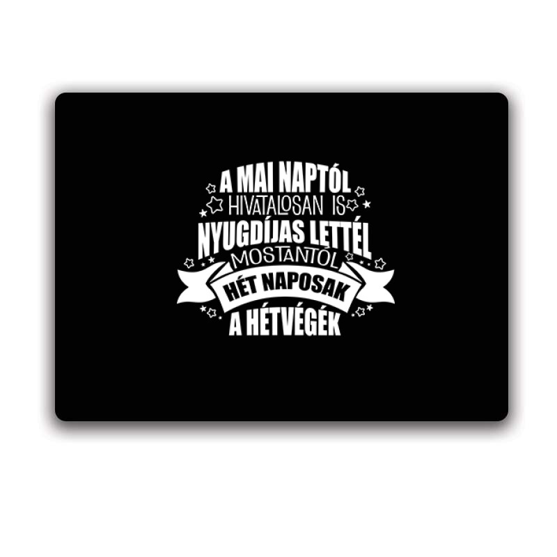 Hivatalosan is nyugdíjas Egérpad