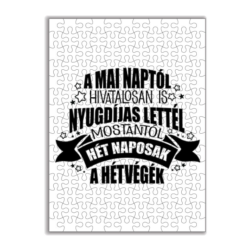 Hivatalosan is nyugdíjas Puzzle