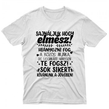 Sajnáljuk, hogy elmész!...