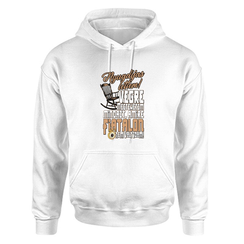 Végre Megtehetem! Unisex Kapucnis Pulcsi