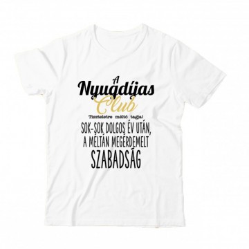 Nyugdíjas Club Gyermek Póló