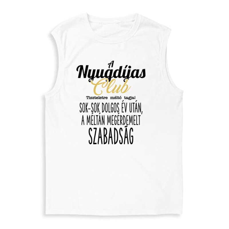 Nyugdíjas Club Férfi Trikó