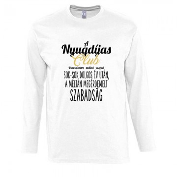 Nyugdíjas Club Hosszú Ujjú...