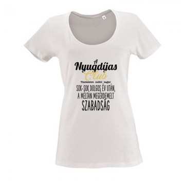 Nyugdíjas Club Női O Nyakú...