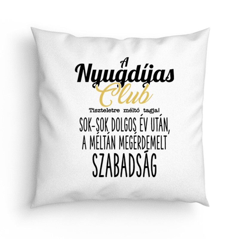 Nyugdíjas Club Párna