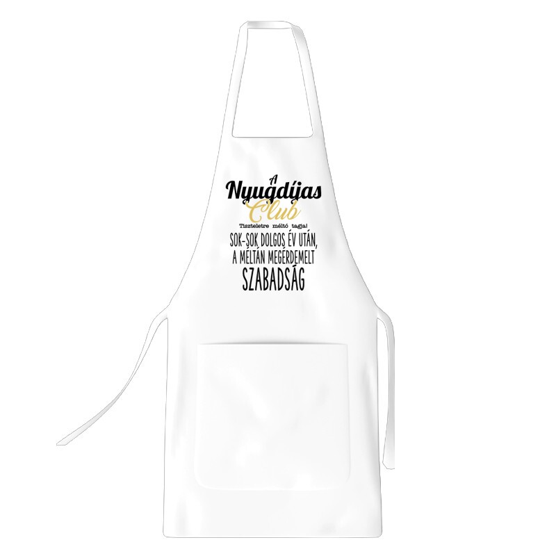 Nyugdíjas Club Kötény