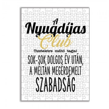 Nyugdíjas Club Puzzle