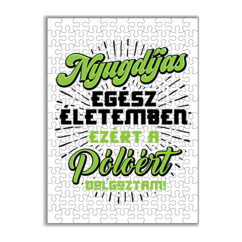 Ezért a Pólóért dolgoztam Puzzle