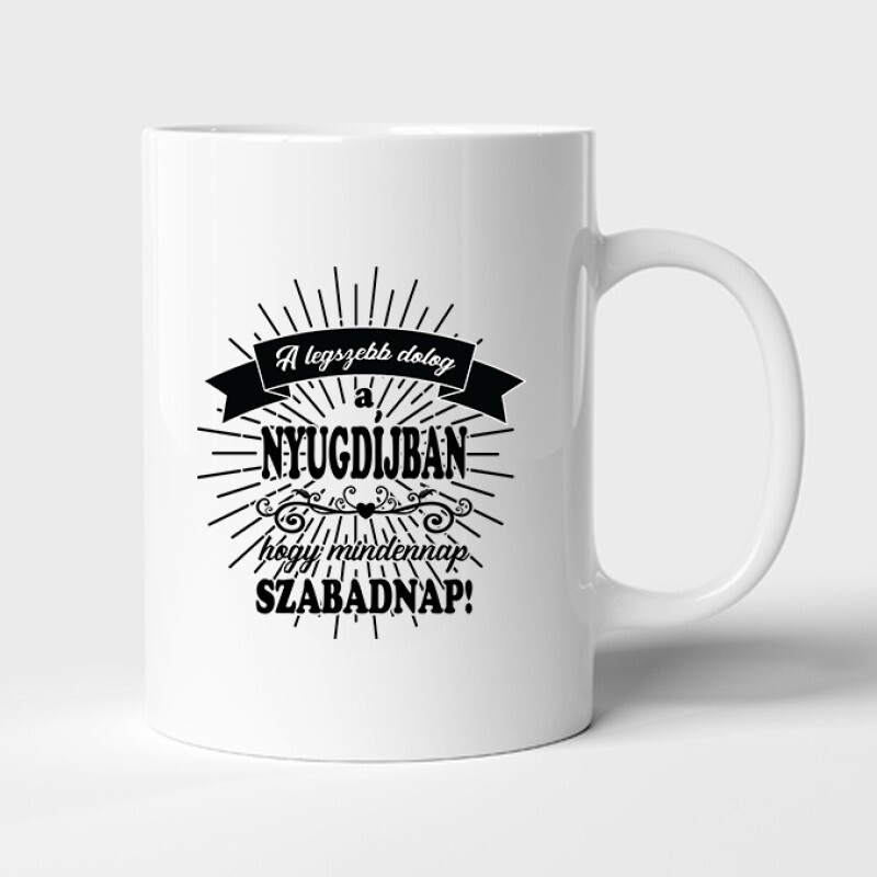 Minden Nap szabadnap Bögre