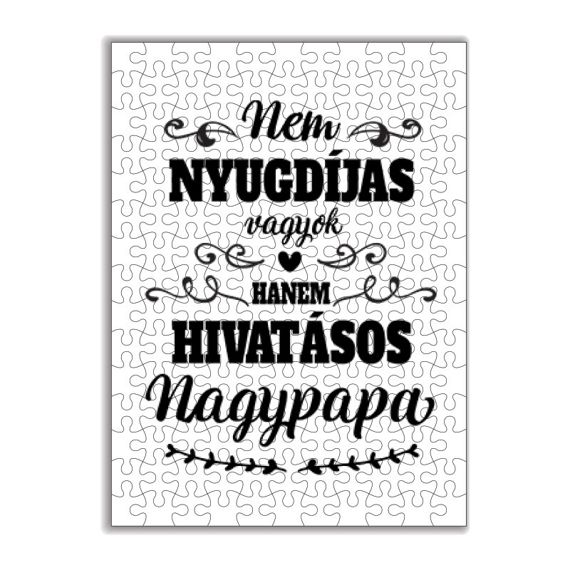Hivatásos Nagypapa Puzzle