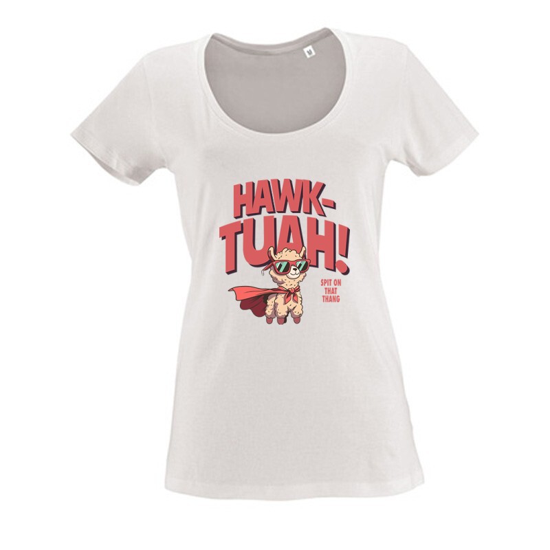 Hawk Tuah Llama Női O Nyakú Póló
