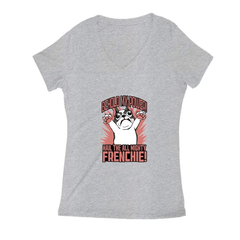 Behold my-power Női V Kivágott póló