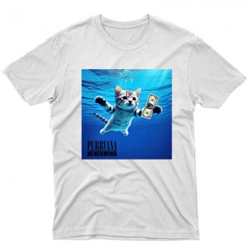 Purrvana Nevermind Unisex Póló