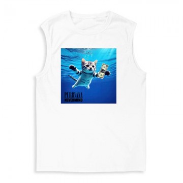 Purrvana Nevermind Férfi Trikó