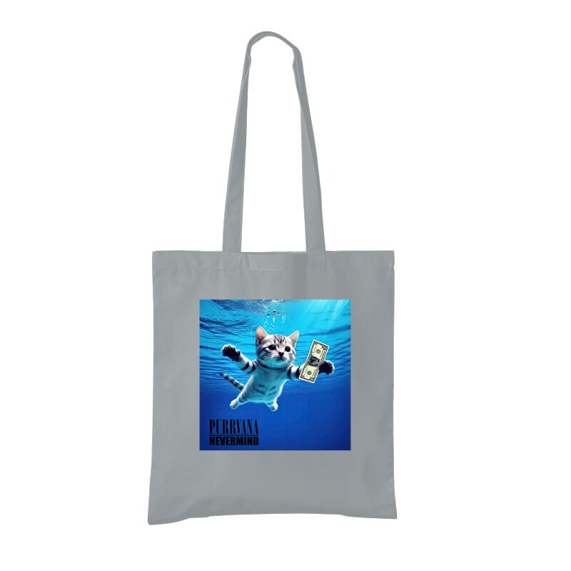 Purrvana Nevermind Bevásárló Táska