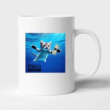 Purrvana Nevermind Bögre