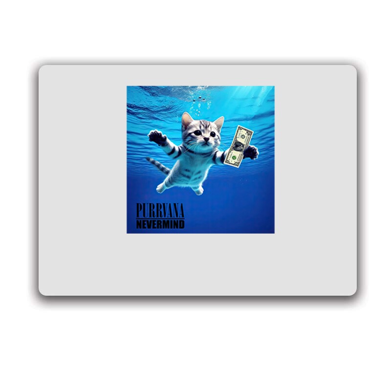 Purrvana Nevermind Egérpad