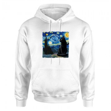 Black Cat Starry Night...