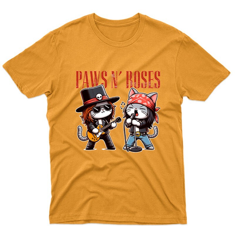 Paws N' Roses Unisex Póló