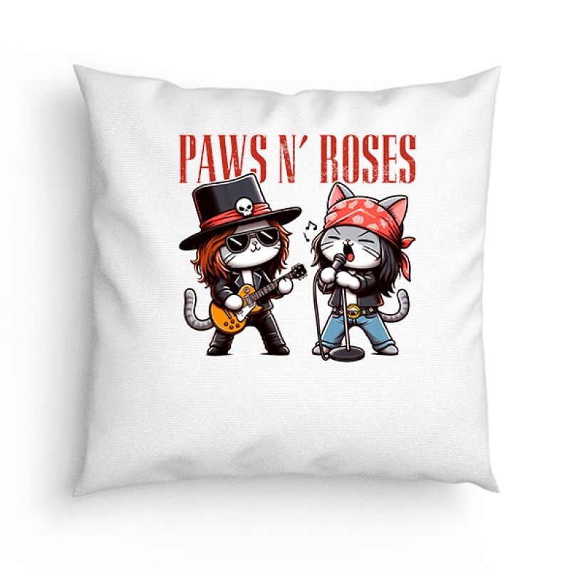 Paws N' Roses Párna