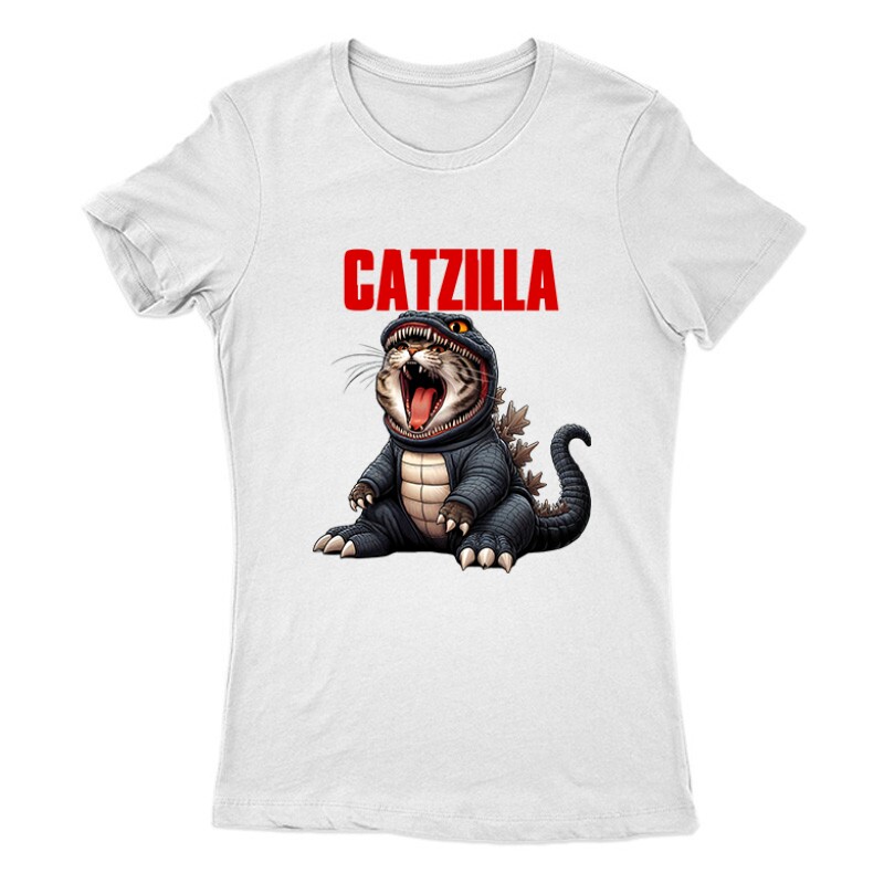 Catzilla_2 Női Póló