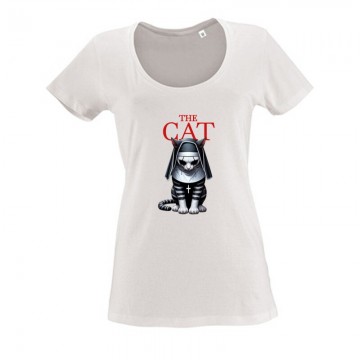 Horror Cat Női O Nyakú Póló