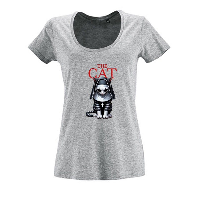 Horror Cat Női O Nyakú Póló