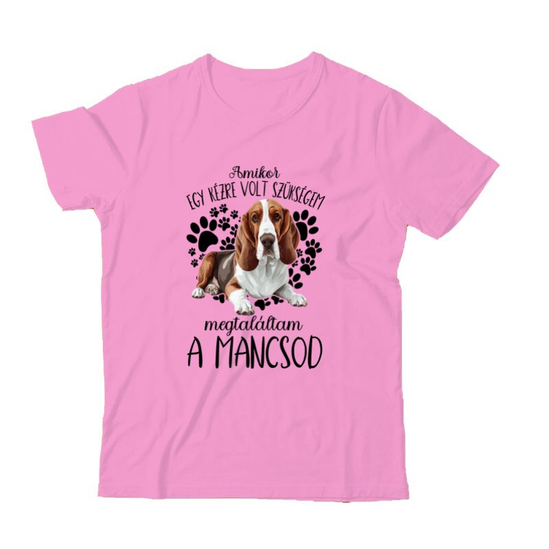 Megtaláltam a mancsod Basset hound Gyermek Póló