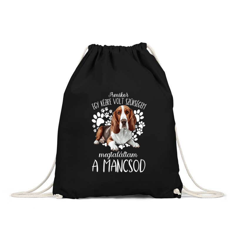 Megtaláltam a mancsod Basset hound Hátizsák