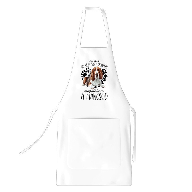 Megtaláltam a mancsod Basset hound Kötény