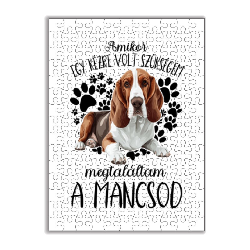Megtaláltam a mancsod Basset hound Puzzle