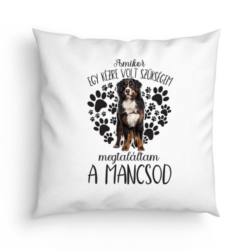 Megtaláltam a mancsod (Berni pásztor) Párna