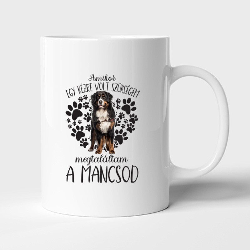 Megtaláltam a mancsod (Berni pásztor) Bögre