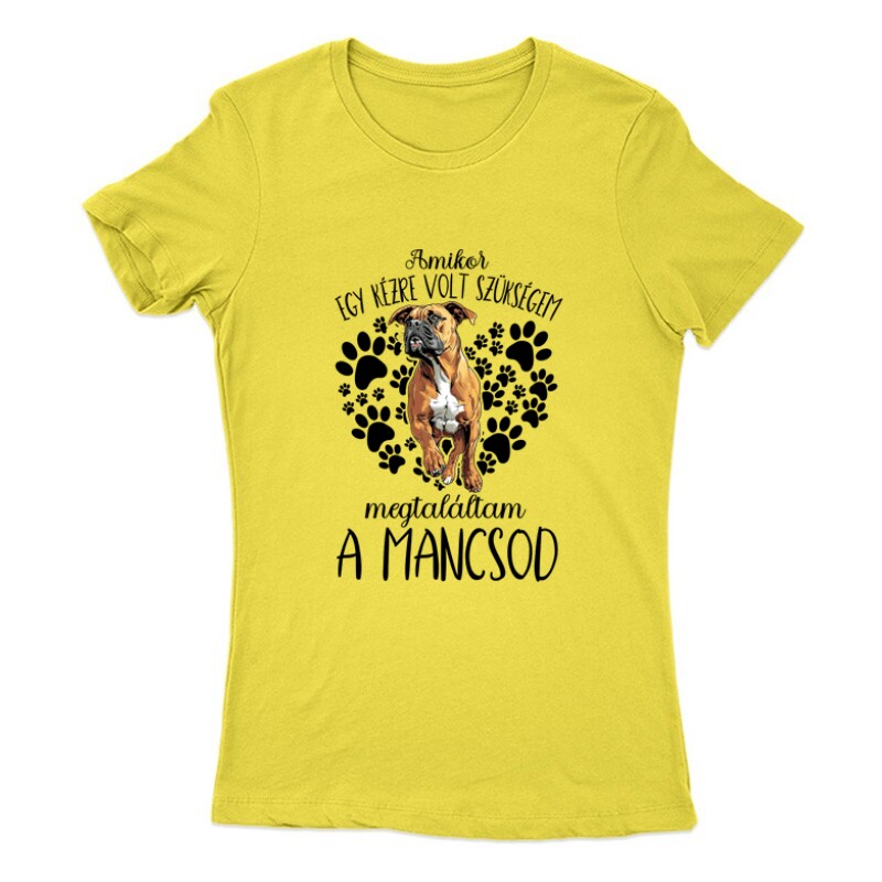 Megtaláltam a mancsod (Boxer) Női Póló