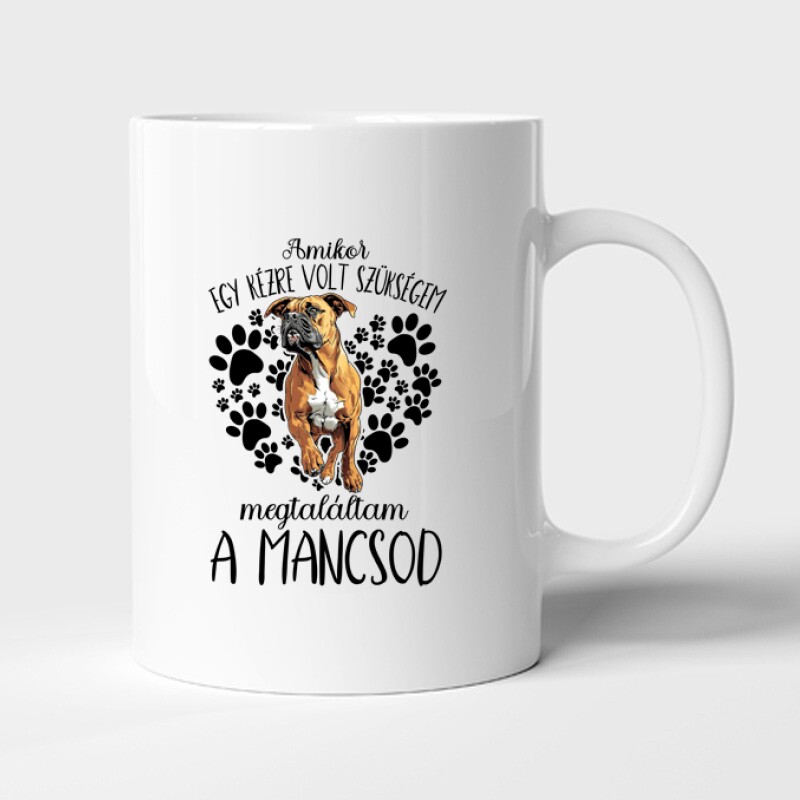 Megtaláltam a mancsod (Boxer) Bögre